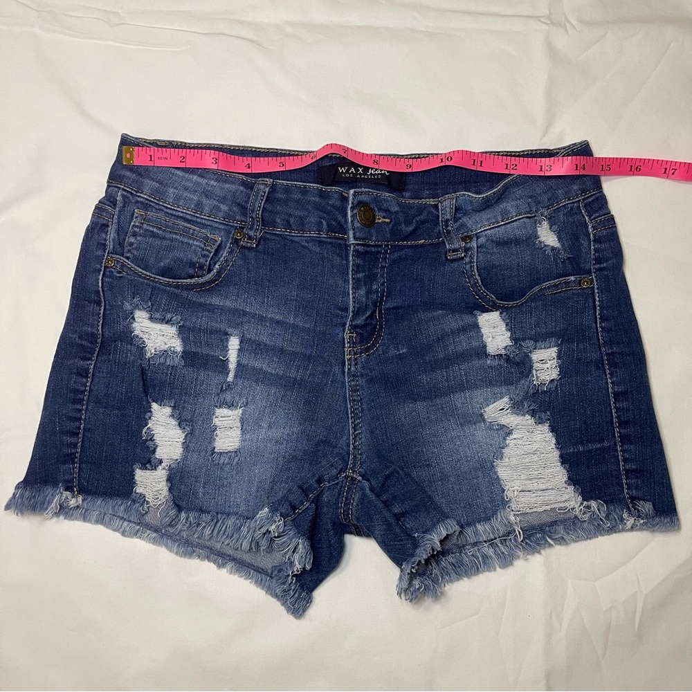 Wax Jean | Size M | Dark Wash Denim Shorts